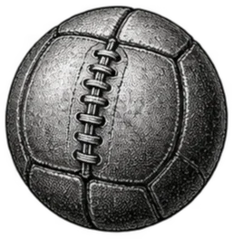Gravierter Ball